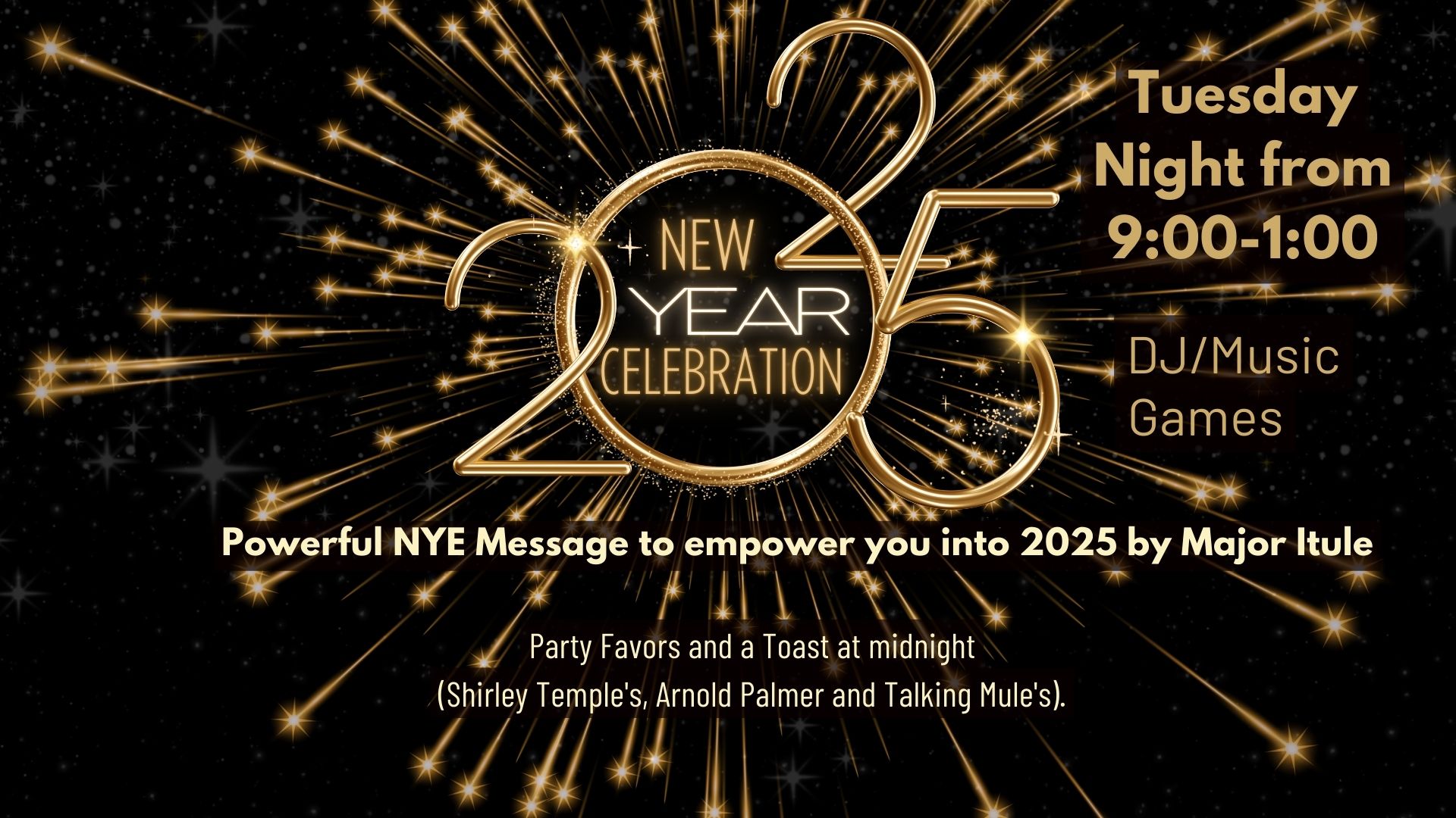 2025 1st Annual New Year Celebration