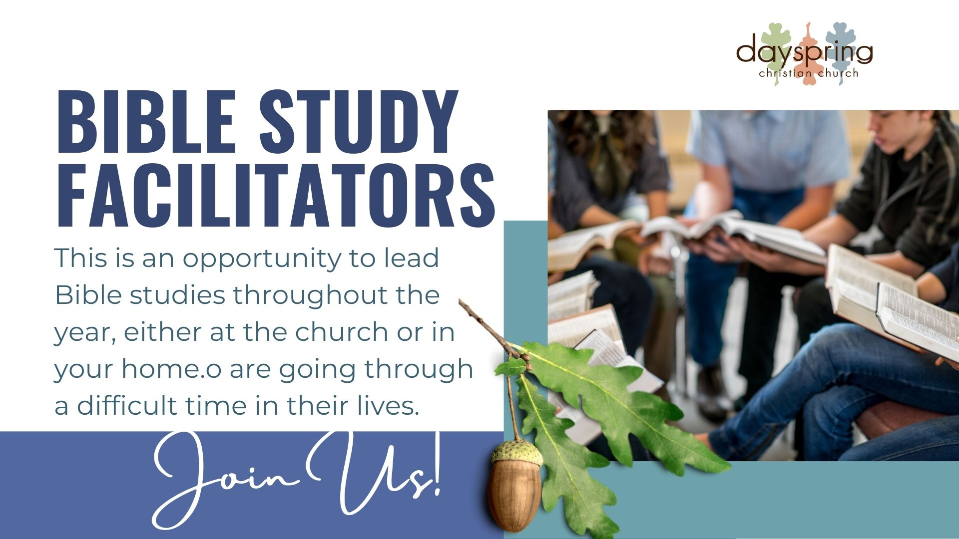 Bible Study Facilitators Bible Study Facilitators