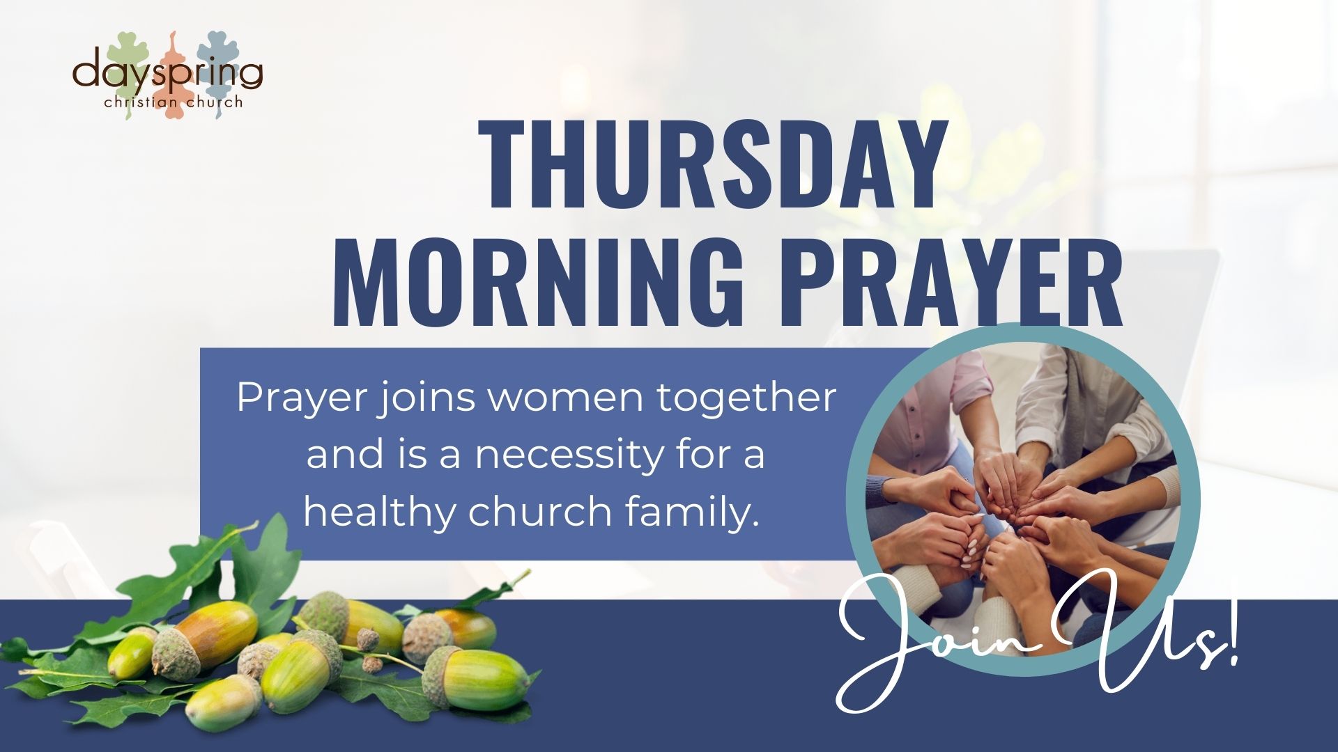 Thursday Morning Prayer Thursday Morning Prayer